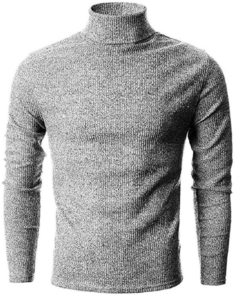 Denimholic men's cotton 2025 turtle neck sweater