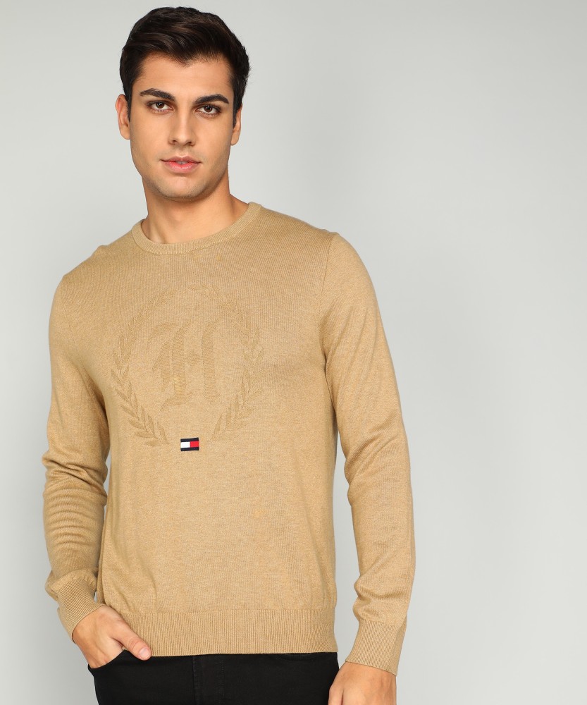 Beige tommy hilfiger deals sweater