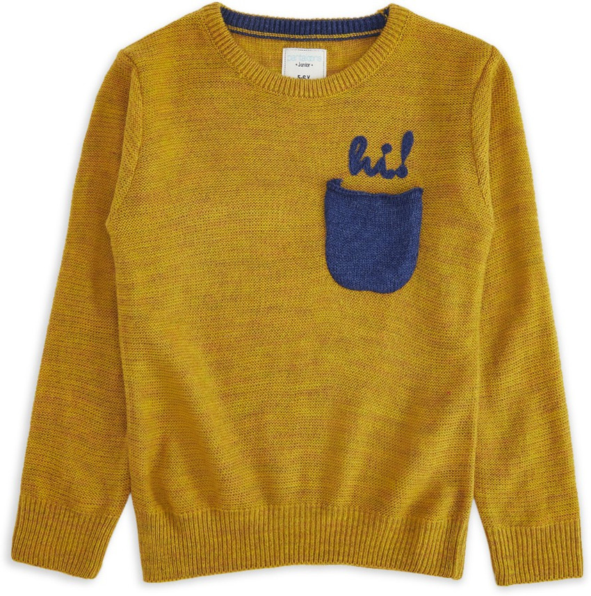 Boys gold sweater hotsell