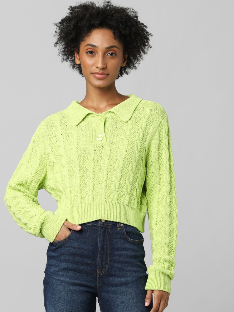 H and on sale m green sweater