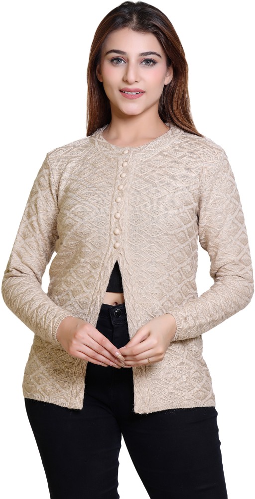 Beige colour store sweater