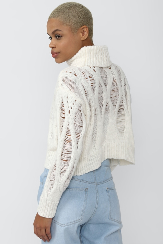 FOREVER 21 Self Design Turtle Neck Casual Women White Sweater Buy FOREVER 21 Self Design Turtle Neck Casual Women White Sweater Online at Best Prices in India Flipkart