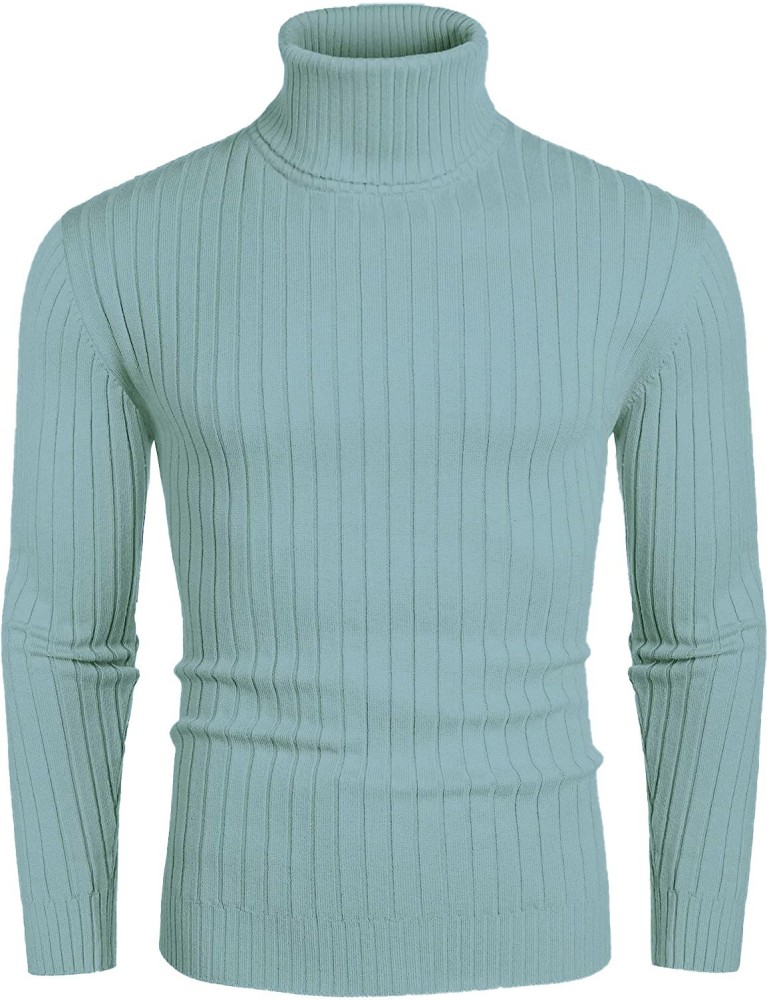 DENIMHOLIC Men's Cotton Turtle Neck Sweater