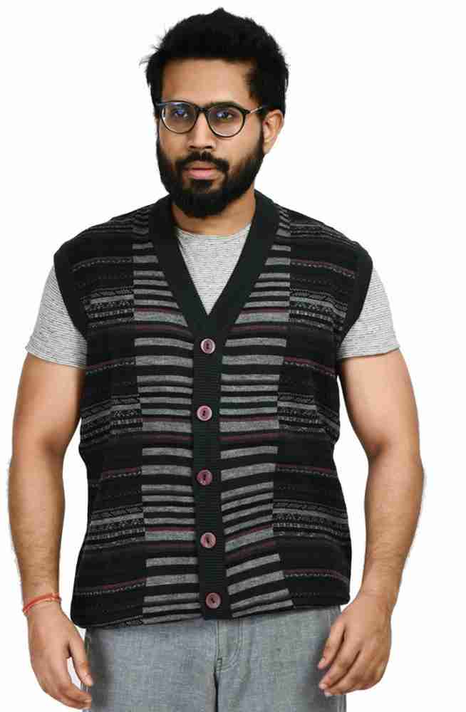 Life and style Checkered V Neck Casual Men Black Sweater - Buy Life and  style Checkered V Neck Casual Men Black Sweater Online at Best Prices in  India | Flipkart.com