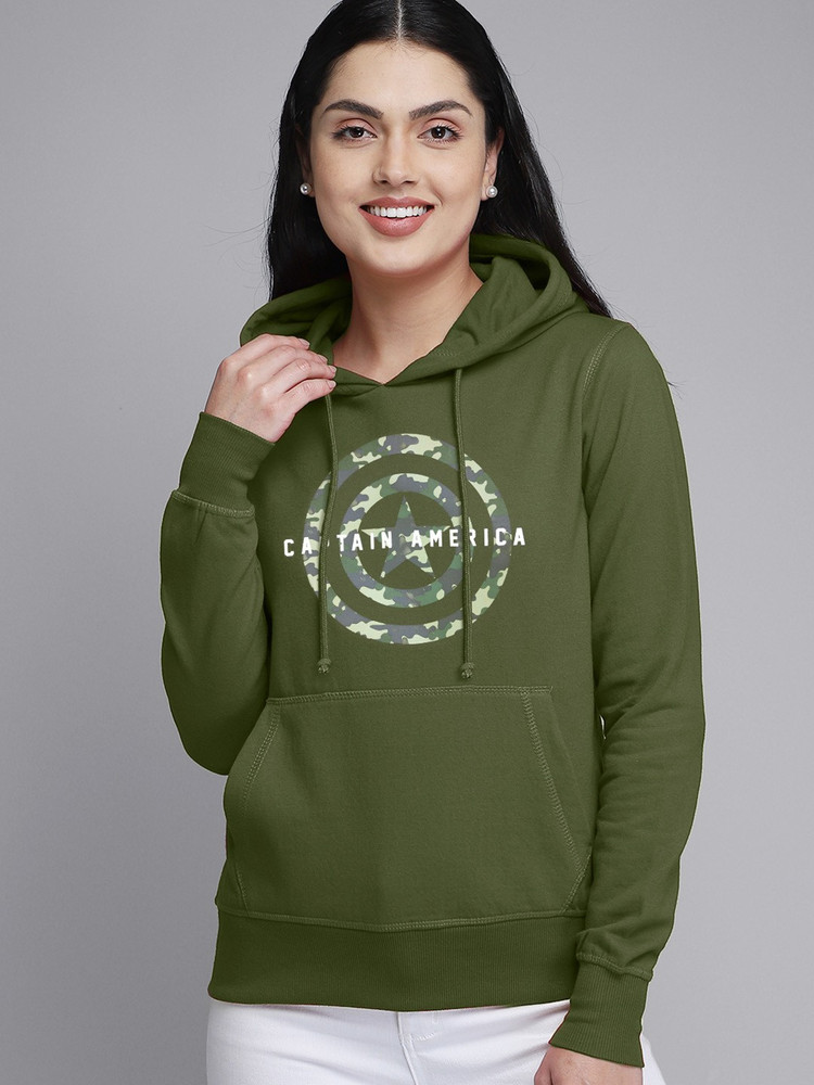 Captain america hot sale sweatshirt women's