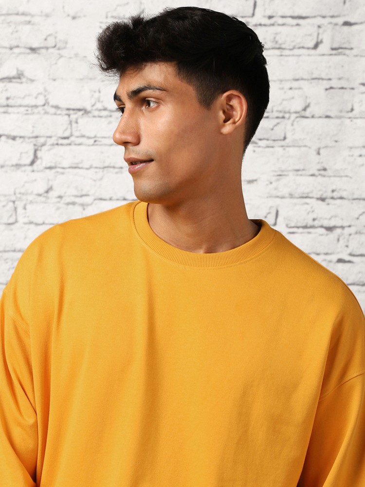 NOBERO Full Sleeve Solid Men Sweatshirt - Buy NOBERO Full Sleeve Solid Men  Sweatshirt Online at Best Prices in India