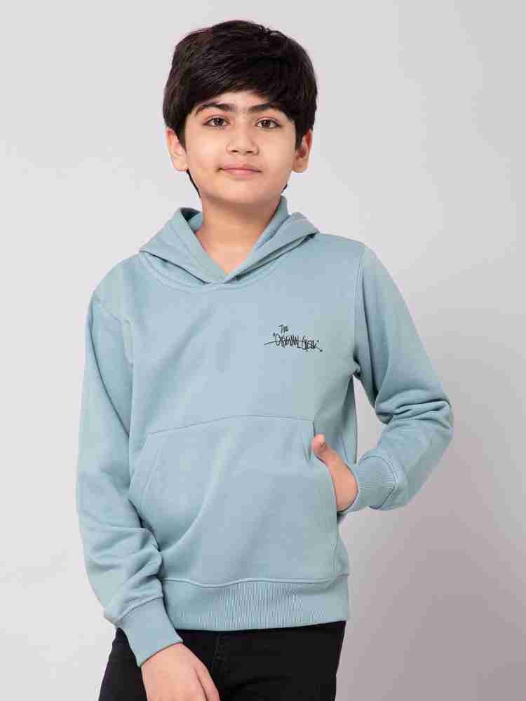 Boys light blue hoodie discount