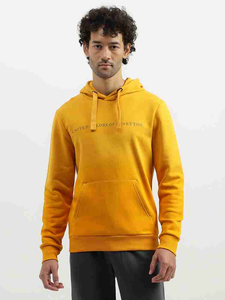 United colors of hotsell benetton yellow sweatshirt