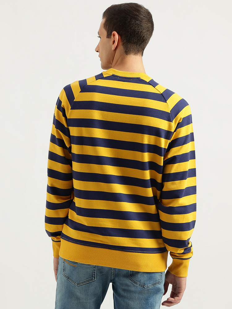 Yellow striped sweatshirt 2025