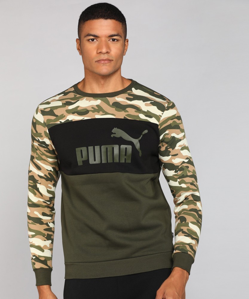 Puma full sleeve 2025 printed men's sweatshirt