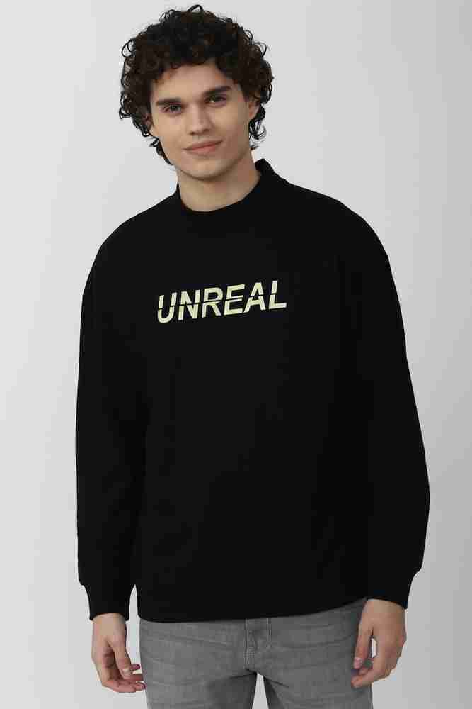 Forever 21 black sweatshirt clearance