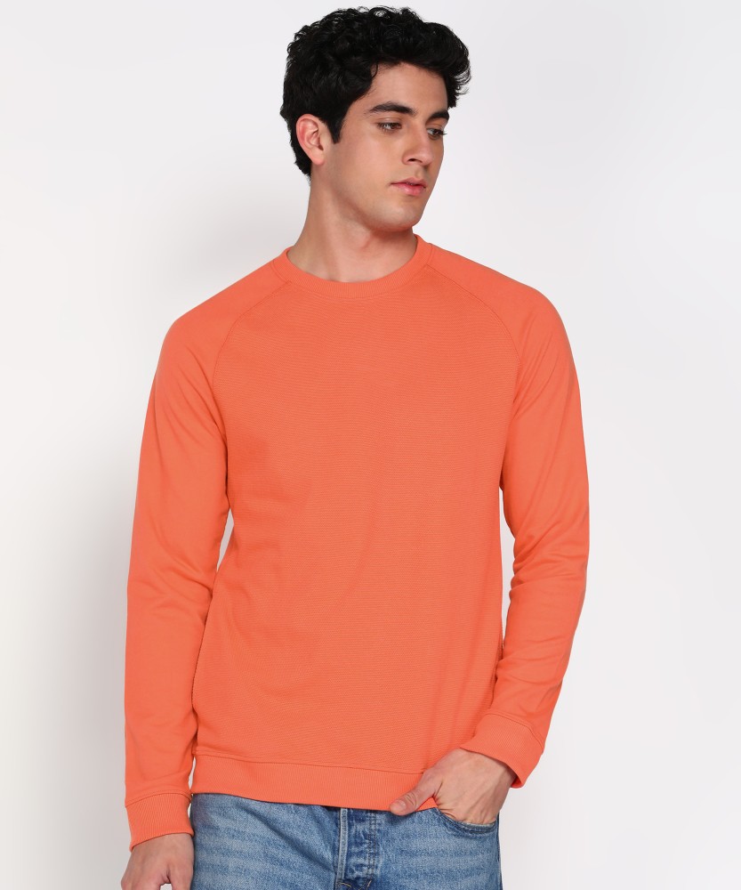 Orange colour sales sweatshirt