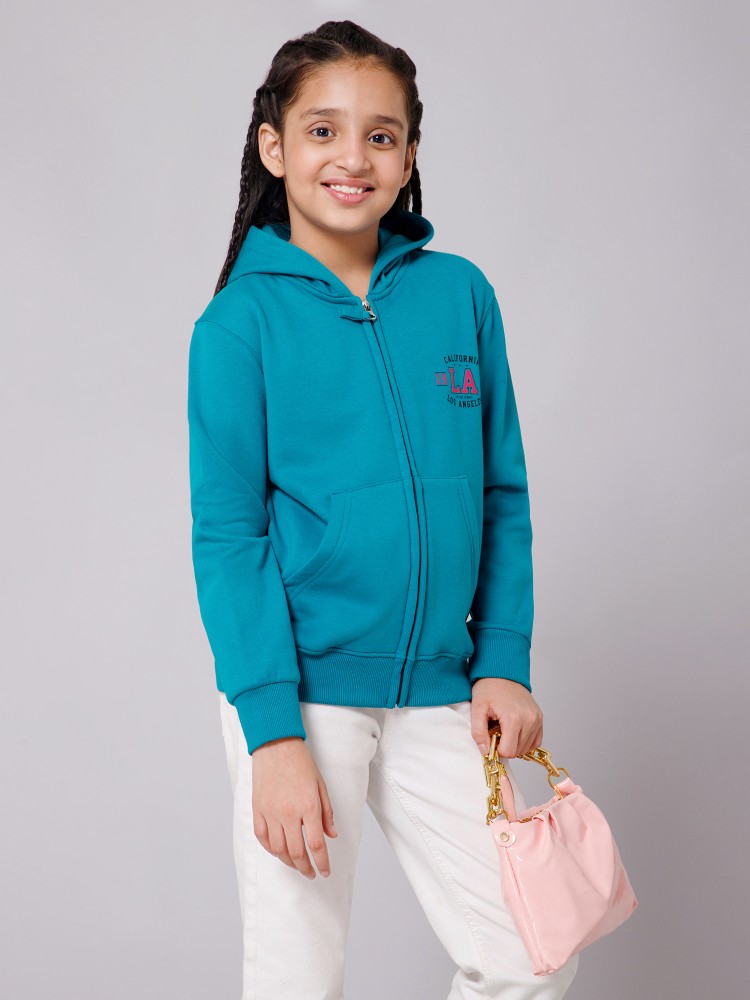 Girls teal sale hoodie