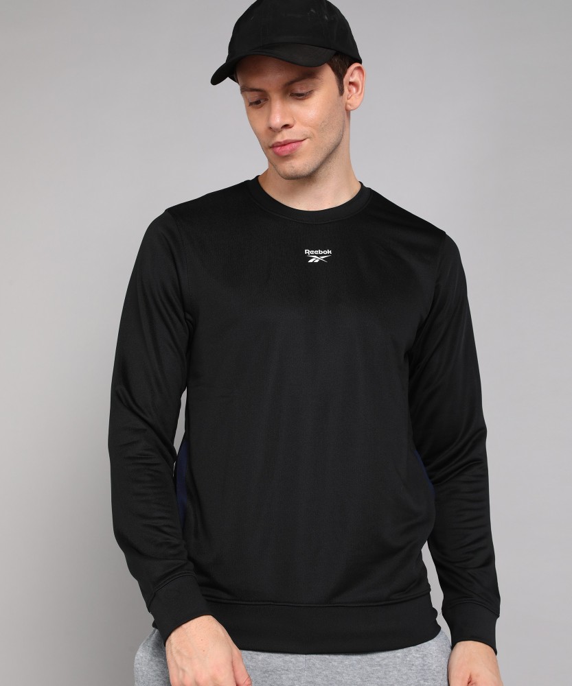 Reebok full sleeve deals solid men's sweatshirt