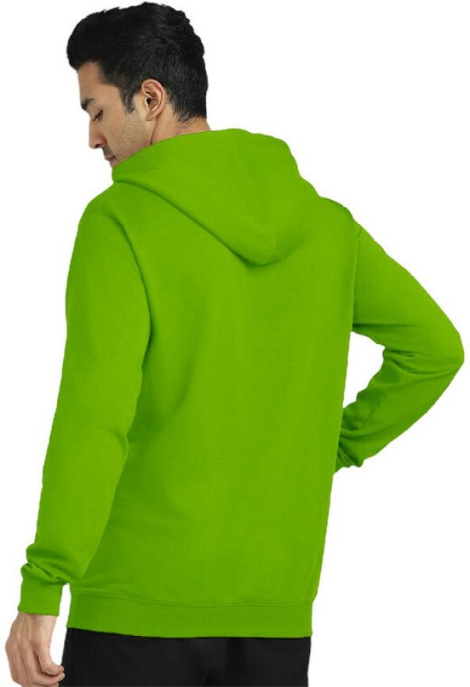 Plain neon hot sale green hoodie