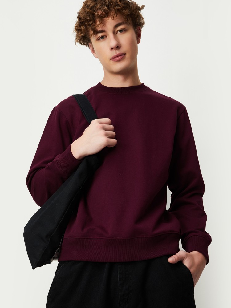 MAX Full Sleeve Solid Men Sweatshirt Buy MAX Full Sleeve Solid Men Sweatshirt Online at Best Prices in India Flipkart