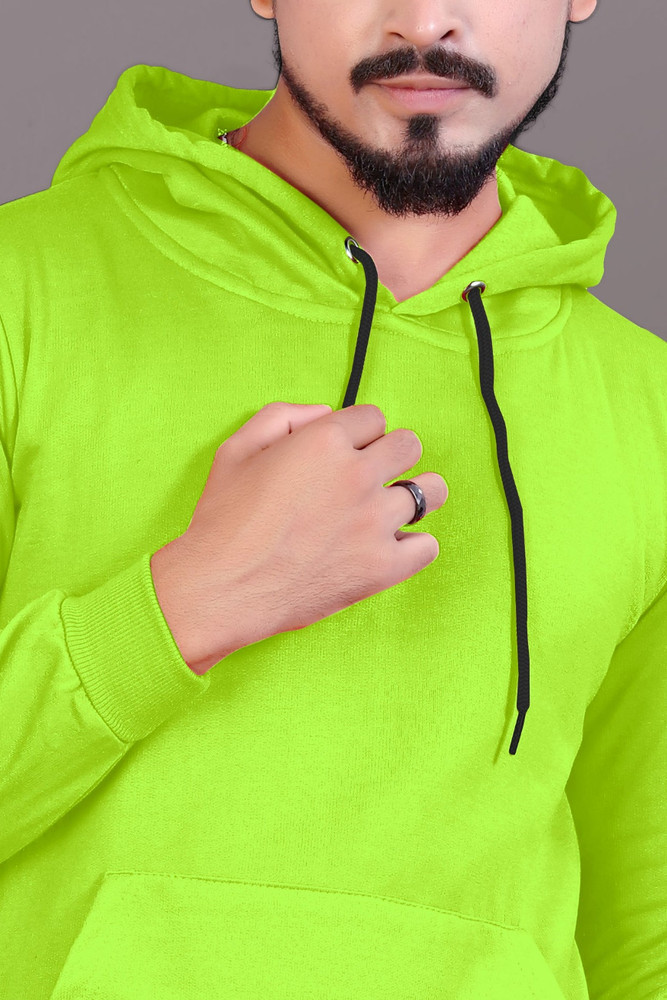Mens lime green sweatshirt hotsell
