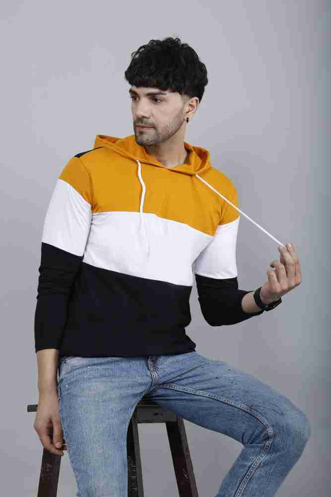 Wilson color block hoodie top