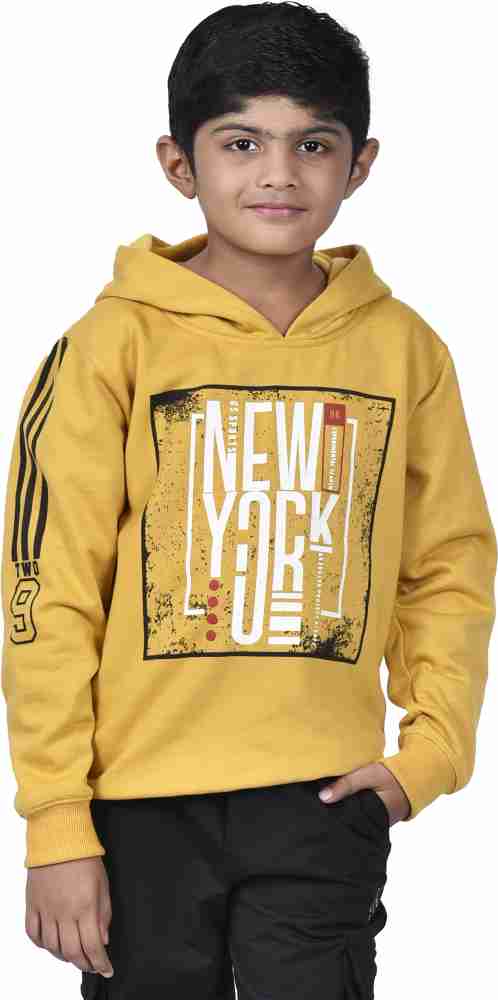 Boys yellow sweatshirt best sale