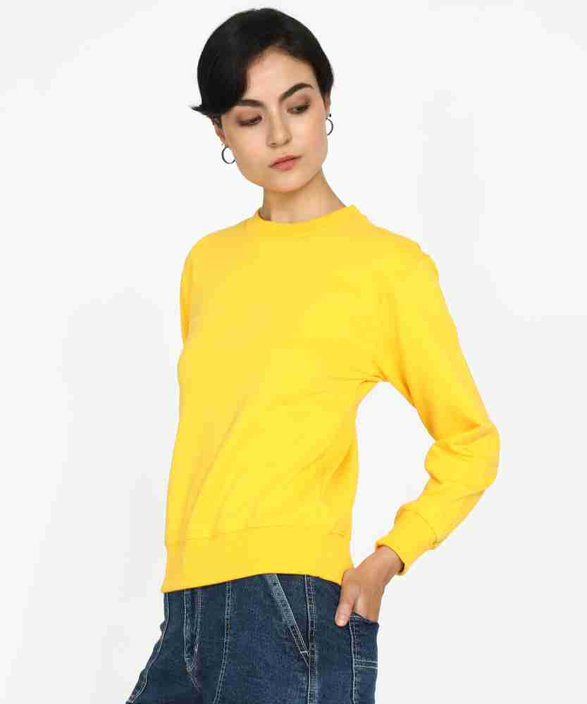 Yellow sweatshirt forever 21 top