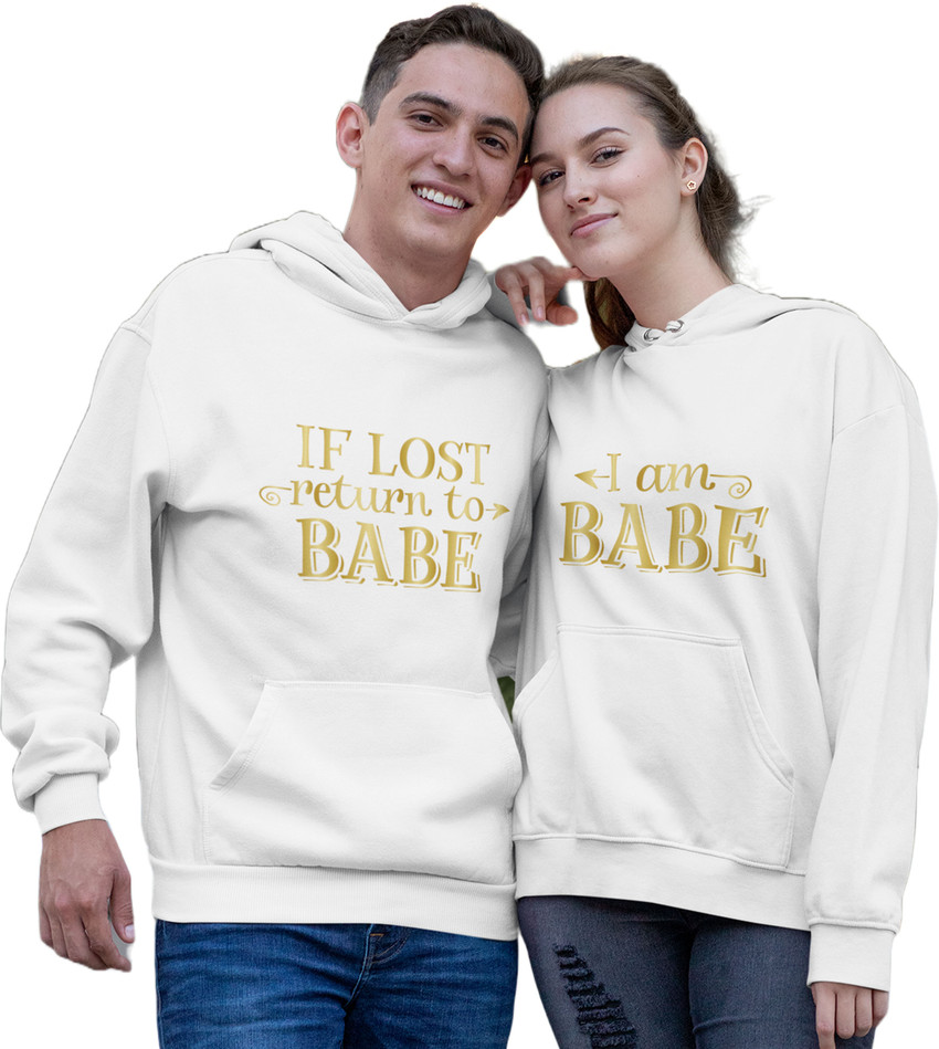 Letshandcraft Full Sleeve Printed Couple Sweatshirt Buy