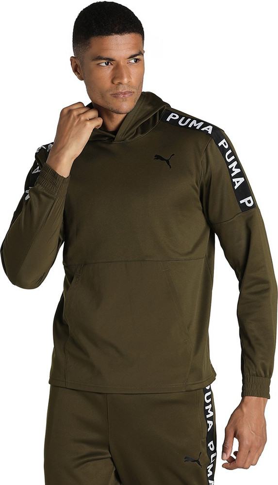 puma full sleeve solid sweatshirt