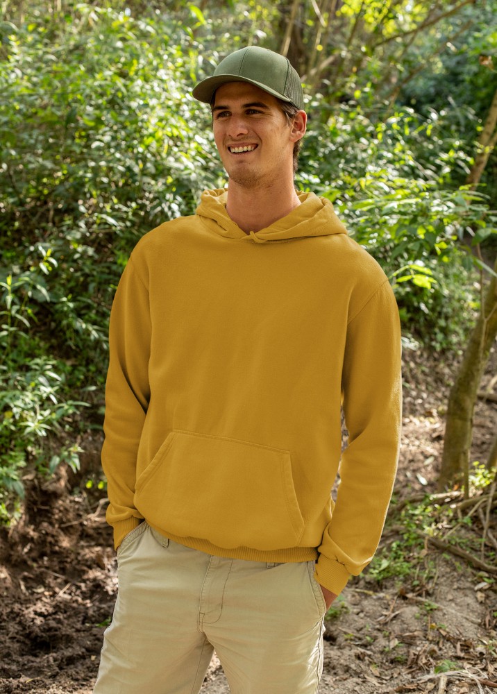 Mustard Yellow Hoodie - Fully Solid