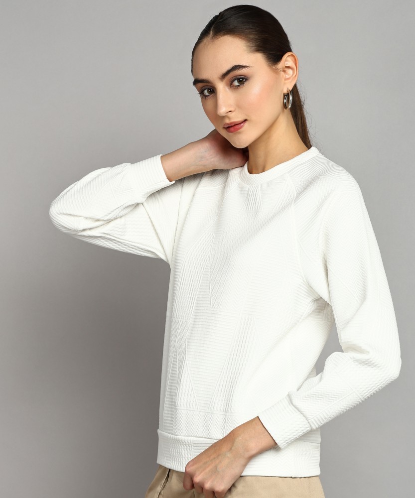 Allen Solly Full Sleeve Self Design Women Sweatshirt Buy Allen Solly Full Sleeve Self Design Women Sweatshirt Online at Best Prices in India Flipkart