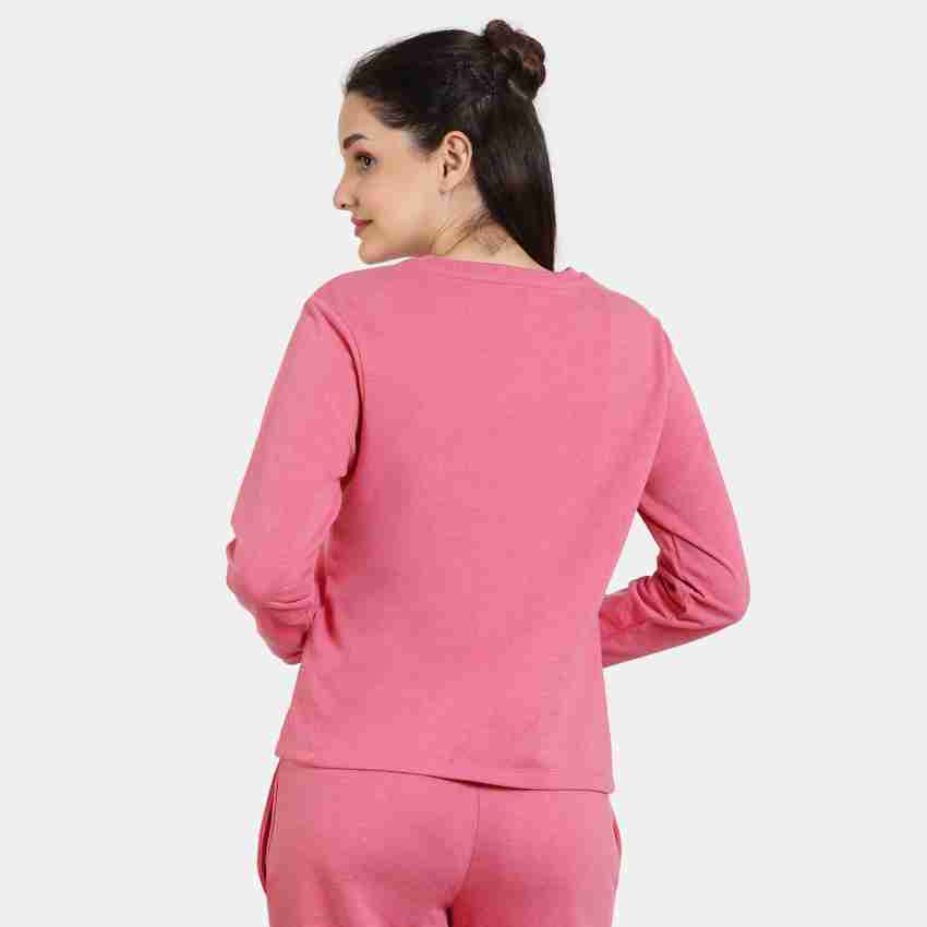 ZIVAME Full Sleeve Solid Women Sweatshirt - Buy ZIVAME Full Sleeve Solid  Women Sweatshirt Online at Best Prices in India
