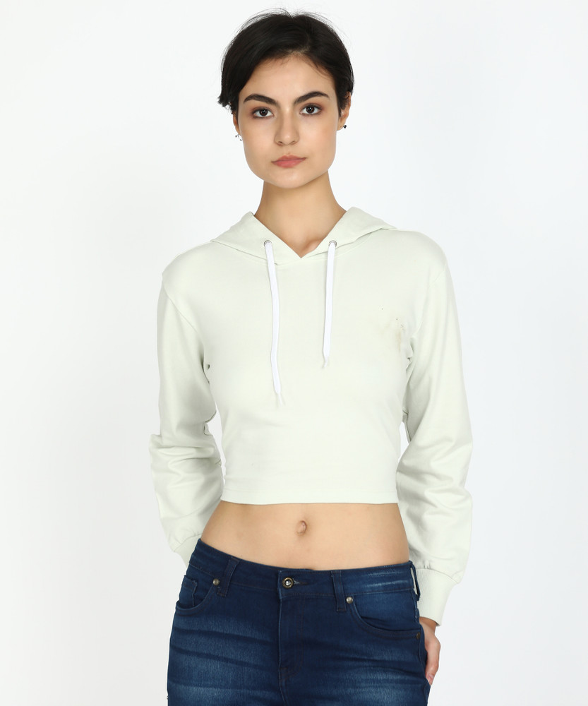 Crop top sales hoodie flipkart