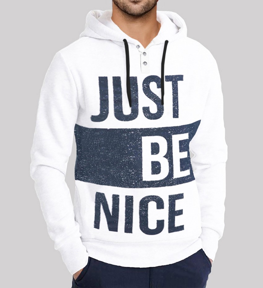 Try This Printed Men Hooded Neck Red T-Shirt