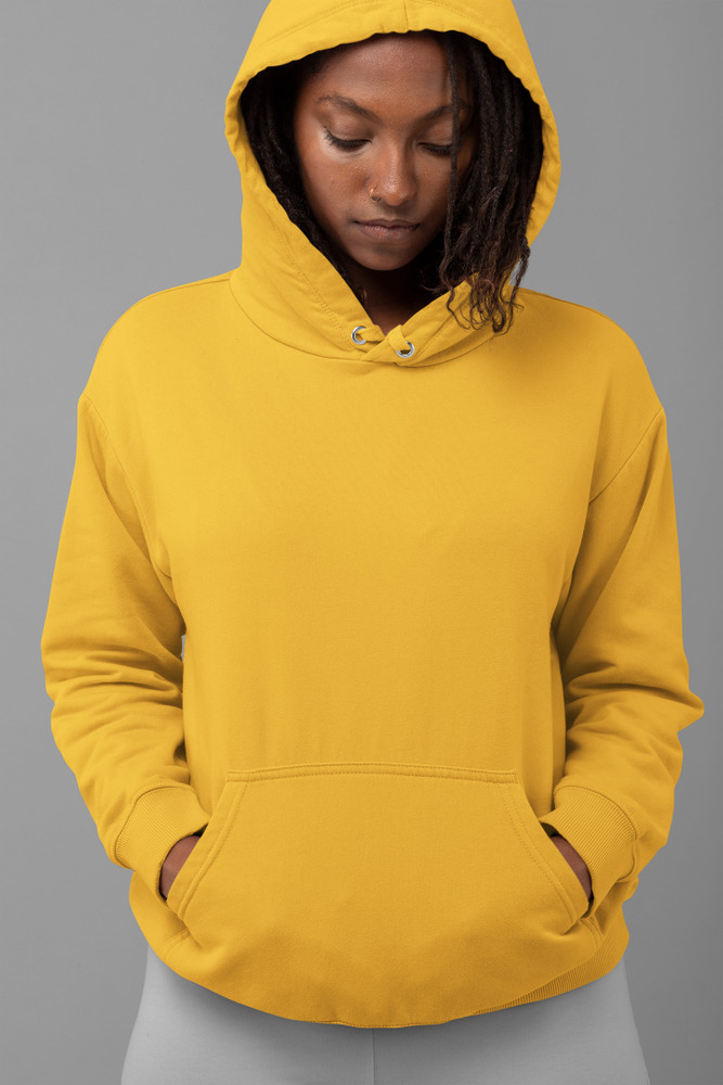 Mustard colored hoodie hot sale