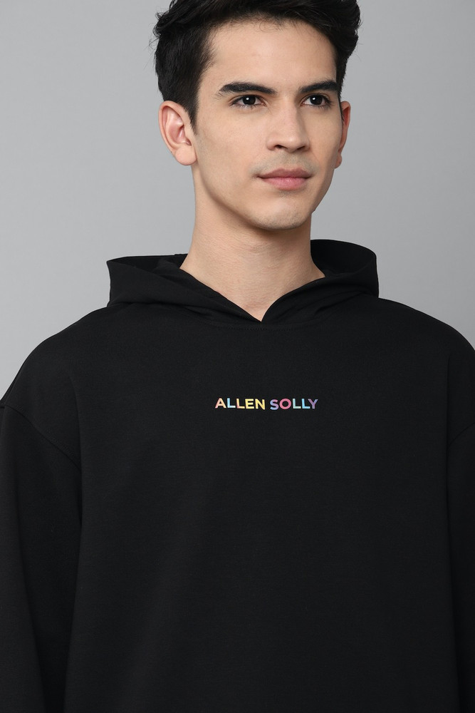 Allen solly black 2025 hoodie