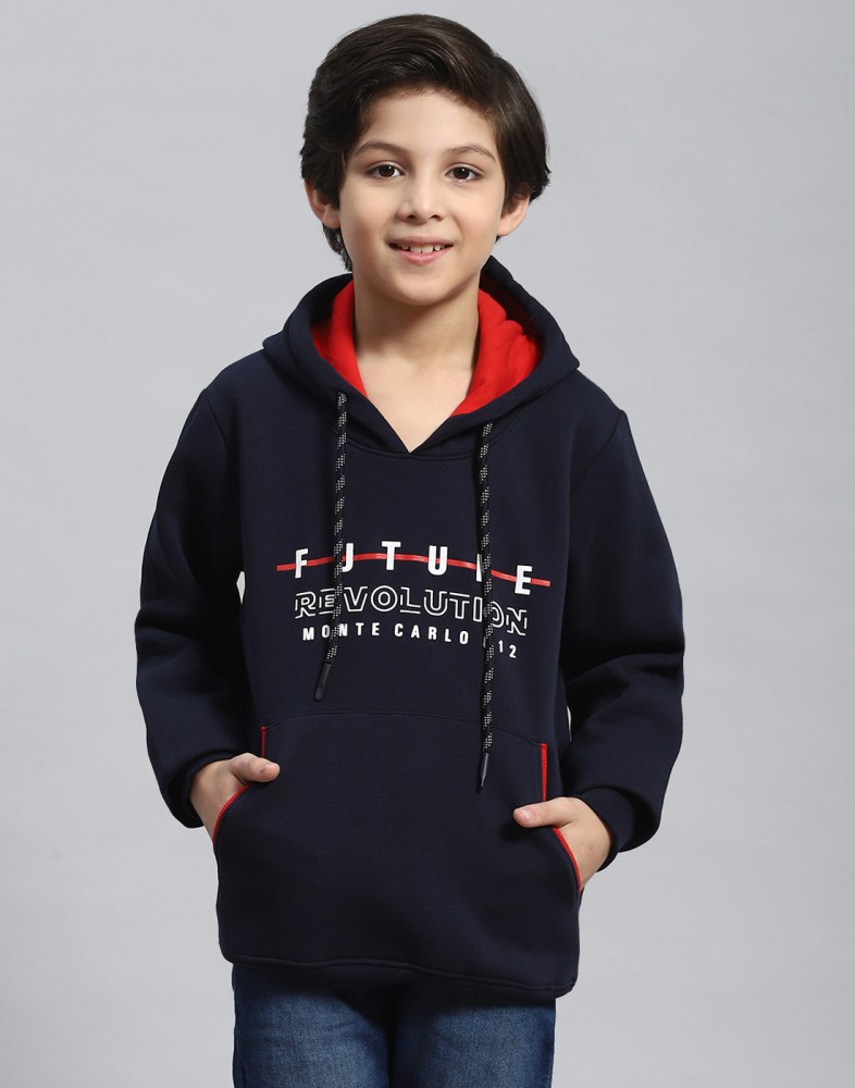 MONTE CARLO Full Sleeve Printed Boys Sweatshirt Buy MONTE CARLO