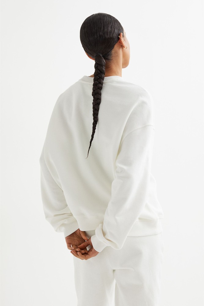 AD & AV Solid High Neck Casual Women White Sweater