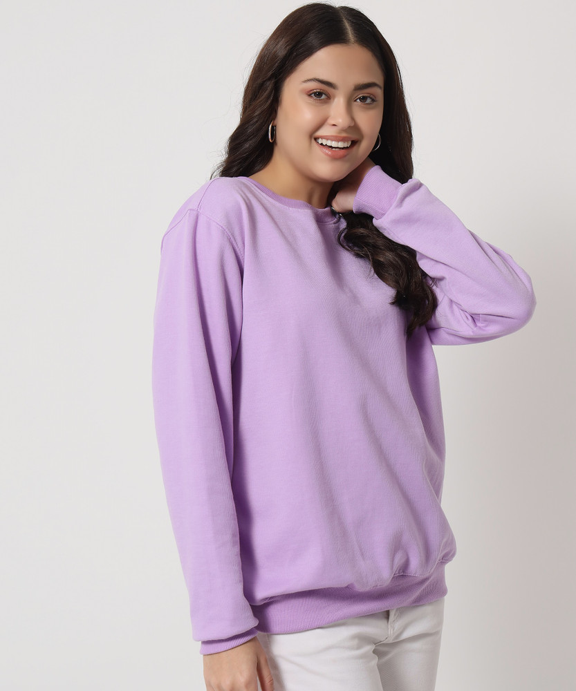 Light purple crewneck top
