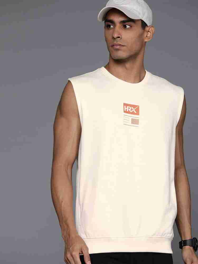 Hrx sleeveless hoodies sales