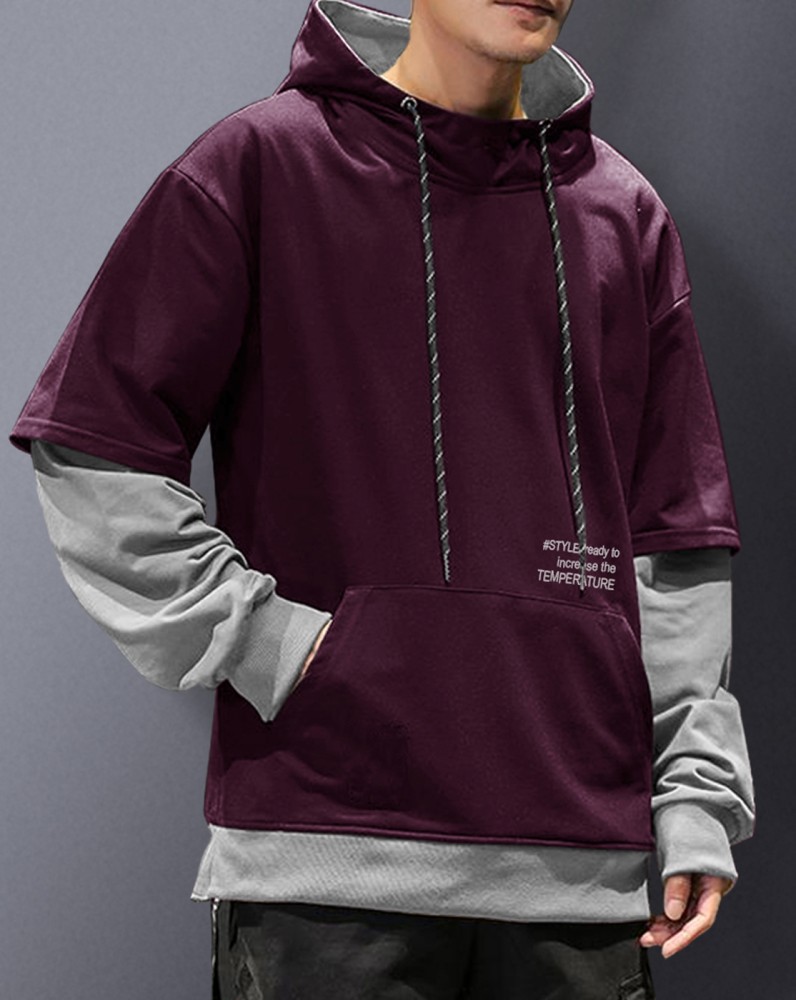 Dropship Men's Color Blocking Hoodies Heavyweight Pullover Hoodie Shirts  Casual Stylish Long Sleeve Pullover Sweatshirts to Sell Online at a Lower  Price