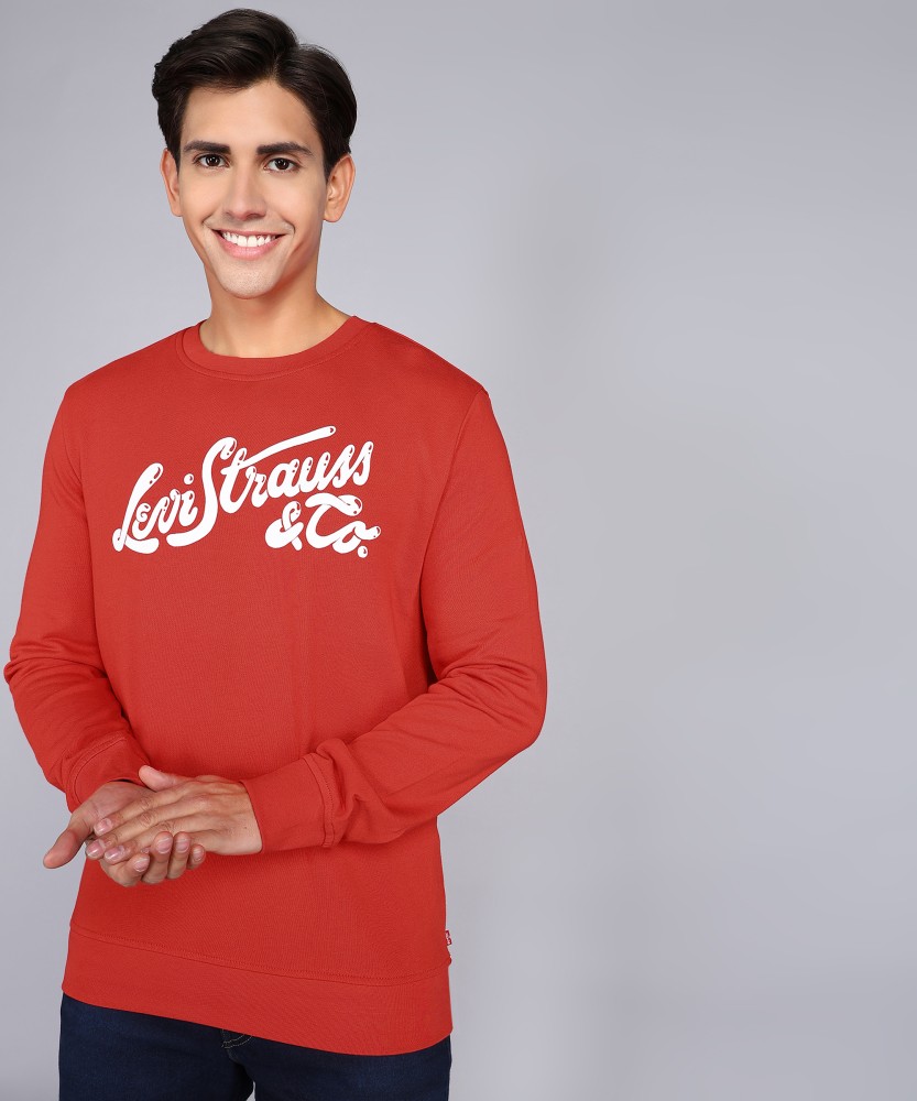 LEVI S Full Sleeve Printed Men Sweatshirt Buy LEVI S Full Sleeve