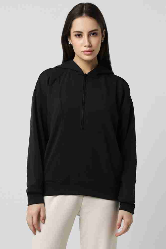 VAN HEUSEN Full Sleeve Solid Women Sweatshirt - Buy VAN HEUSEN