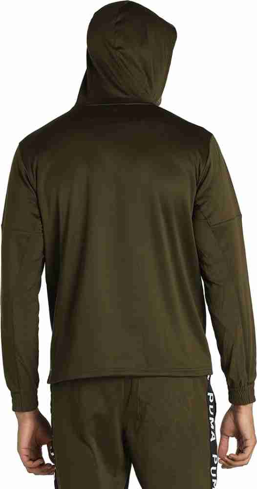 Khaki puma sweatshirt best sale