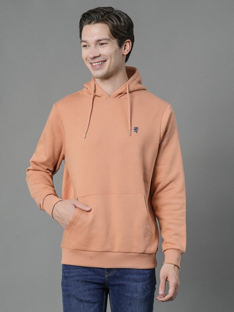 Peach color hotsell hoodie mens