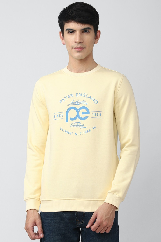 PETER ENGLAND Full Sleeve Printed Men Sweatshirt Buy PETER ENGLAND Full Sleeve Printed Men Sweatshirt Online at Best Prices in India Flipkart