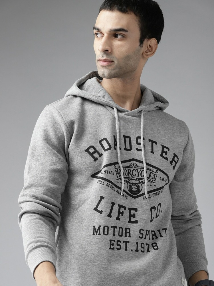 Roadster Full Sleeve Printed Men Sweatshirt - Buy Roadster Full