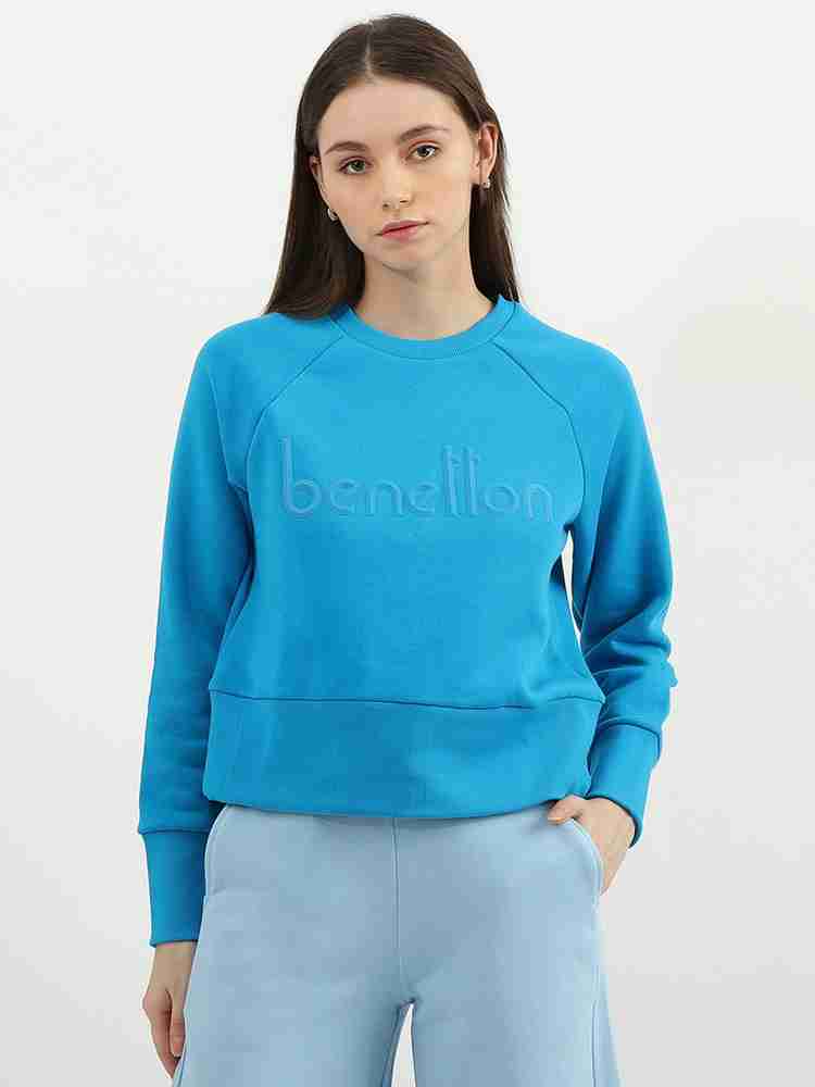 United Colors of Benetton Full Sleeve Embroidered Women Sweatshirt
