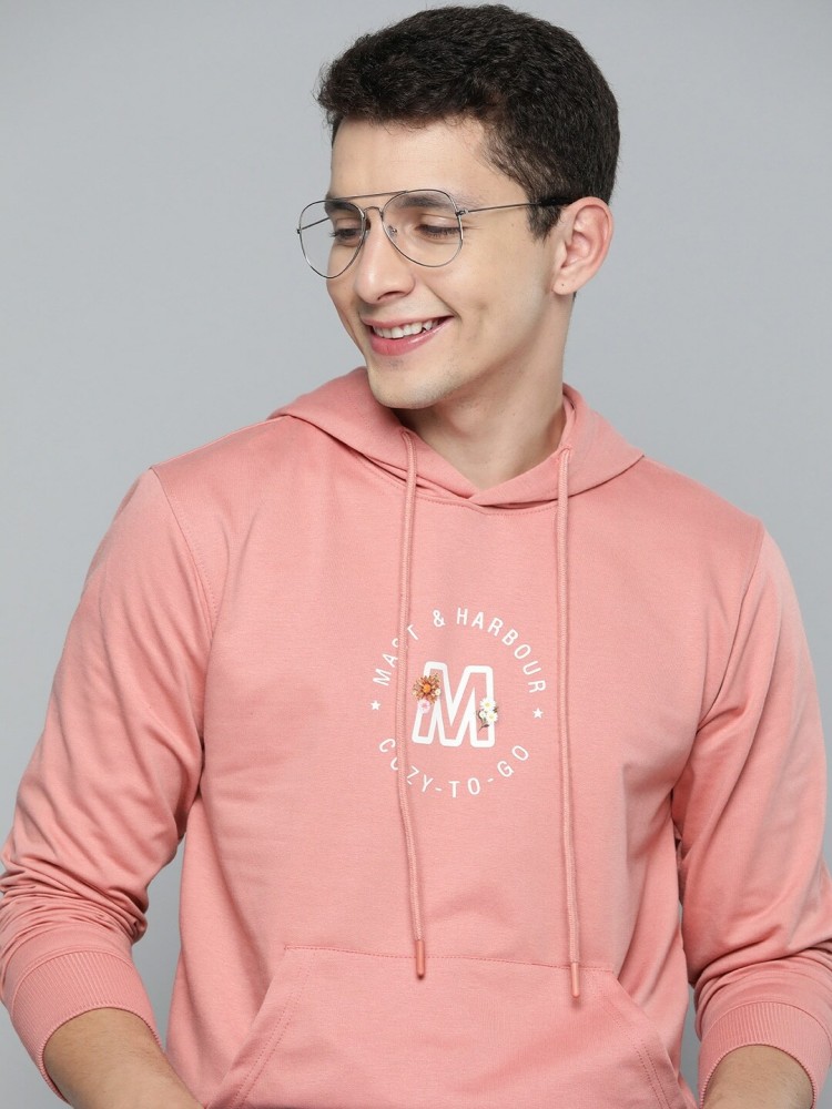 H and m outlet pink hoodie