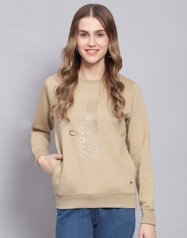 MONTE CARLO Full Sleeve Printed Women Sweatshirt Buy MONTE CARLO Full Sleeve Printed Women Sweatshirt Online at Best Prices in India Flipkart