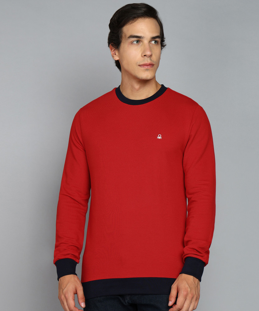 United Colors of Benetton Full Sleeve Solid Men Sweatshirt Buy United Colors of Benetton Full Sleeve Solid Men Sweatshirt Online at Best Prices in India Flipkart