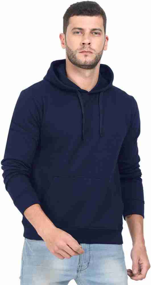 LAZYCHUNKS Men's Cotton Full Sleeve Hooded Neck Sweatshirt Stylish Jacket