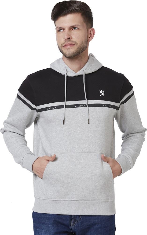 GIORDANO Full Sleeve Color Block Men Sweatshirt Buy GIORDANO